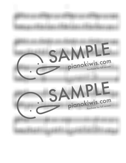 Score > Lit / 아련한 Ver. - Kensuke Ushio · A Silent of Voice OST by Aost Sheet music image-1