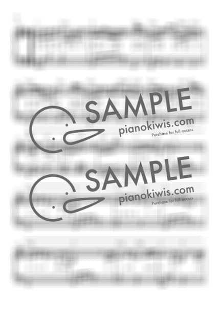 악보 > 허전해 / 다장조 - 폴킴 by 라니스코어 악보 이미지-1