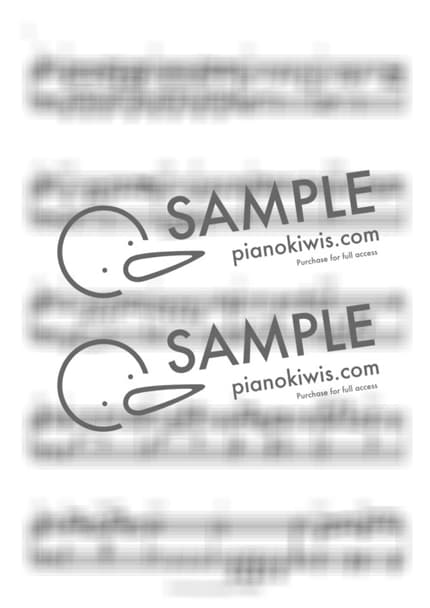 악보 > PUZZLE / 2기 오프닝 - 쿠라키 마이 · 명탐정 코난 OST by 주키플리(jookiiply) 악보 이미지-1