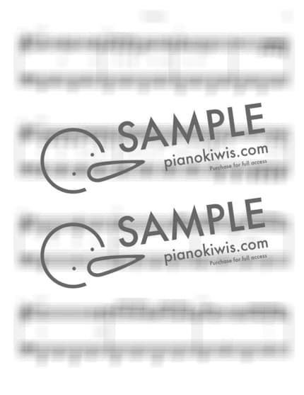 Score > Drowning / Easy - WOODZ by 건반자매 Sheet music image-4