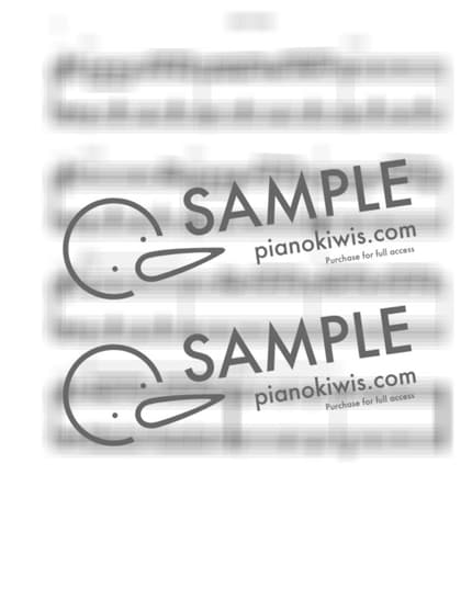 악보 > 상륜소우사수련탄 (湘倫小雨四手聯彈) / 연주버젼 (초급) - 주걸륜 · 말할 수 없는 비밀 OST by 나건반 악보 이미지-1