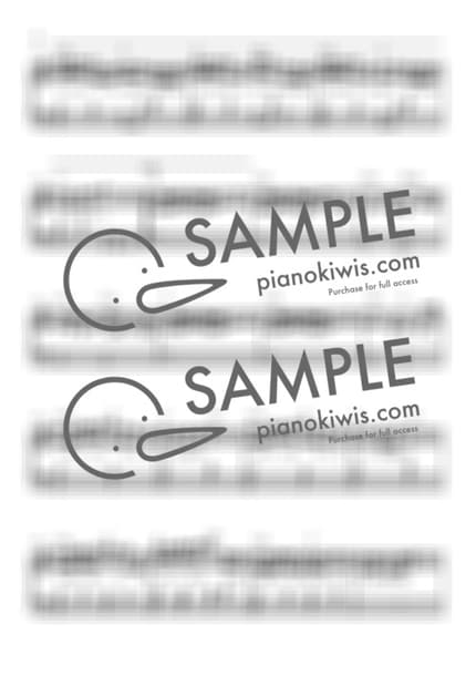 악보 > 좋아하니까 (好きだから。) / 다장조 - 유이카 by 라니스코어 악보 이미지-3