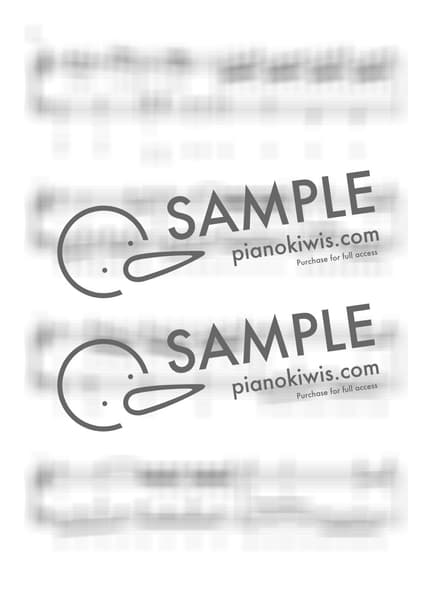 악보 > 아드린느를 위한 발라드 (Ballade Pour Adeline) / 쉬운악보 - 리차드 클레이더만 by 더블유피아노doubleupiano 악보 이미지-1