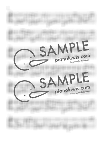 악보 > 언제나 몇 번이라도 (いつも何度でも) / 조금 쉬운버전 - 기무라 유미 · 센과 치히로의 행방불명 OST by 더블유피아노doubleupiano 악보 이미지-1