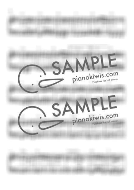 악보 > 끝났다는 것은 다시 시작된다는 것을 / 쉬움 - Warak · 산나비 OST by 라니스코어 악보 이미지-1