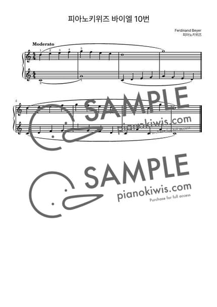 Score > Beyer No.10 - F. Beyer by PianoKiwis Sheet music image-0