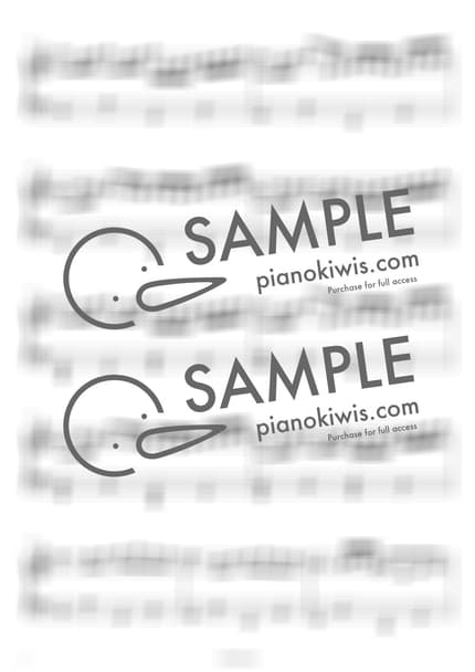 악보 > 캐논 변주곡 (Variations on the Kanon) / 쉬운 악보 - George Winston by 핑크피아노 PINKPIANO 악보 이미지-1