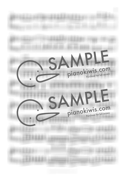 楽譜 > Merry Christmas Mr. Lawrence - 坂本 龍一 · 戦場のクリスマス OST by PianoKiwis 楽譜画像-2