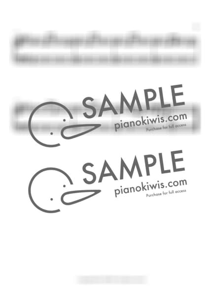 악보 > 이토모리 고교 (糸守高校) - RADWIMPS · 너의 이름은 OST by 오늘피아노 악보 이미지-4