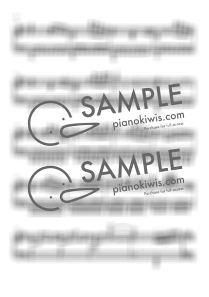 악보 > 악마의 아이 (悪魔の子) - 히구치 아이 · 진격의 거인 ED by 피아노키위즈 악보 이미지-3