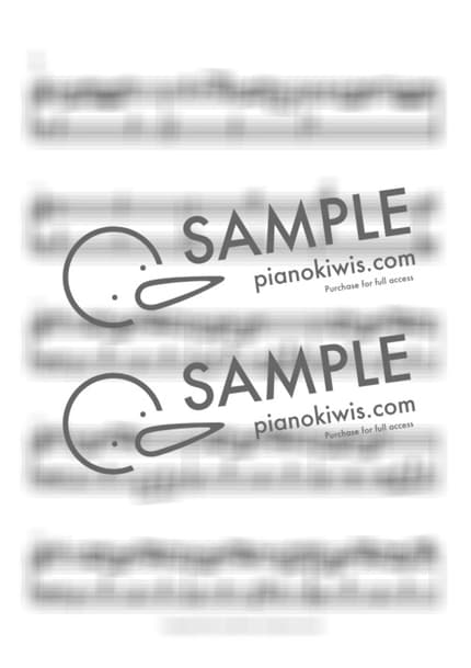 악보 > 맑아지는 하늘 (晴れゆく空) - RADWIMPS · 날씨의 아이 OST by 오늘피아노 악보 이미지-1