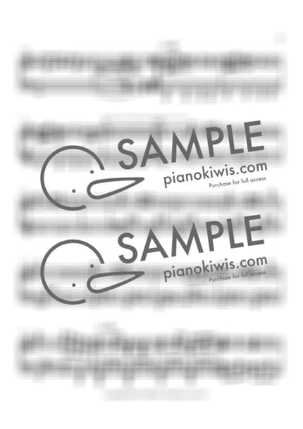 악보 > 토오루의 소원 (透の願い) - 카메다 세이지 · 오늘 밤, 세계에서 이 사랑이 사라진다 해도 OST by 오늘피아노 악보 이미지-2