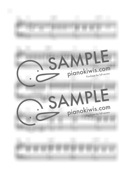 악보 > 메리골드 (マリーゴールド) / 피아노 반주 악보 - Aimyon by 피아노모먼트PianoMoment 악보 이미지-1