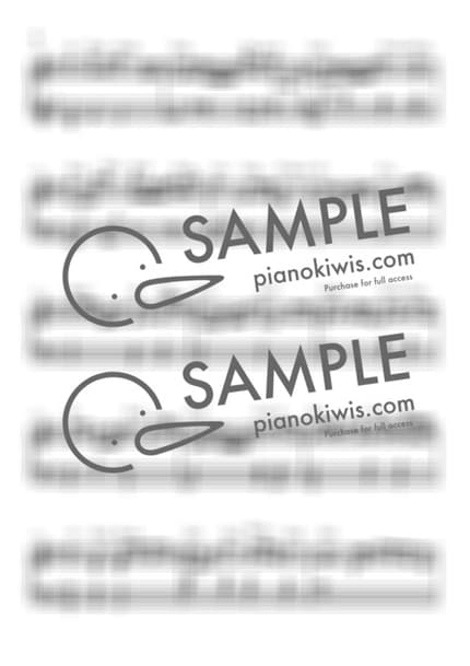 악보 > Never Ending Story / 중급 악보 - 아이유 by My Favorite Piano 악보 이미지-1