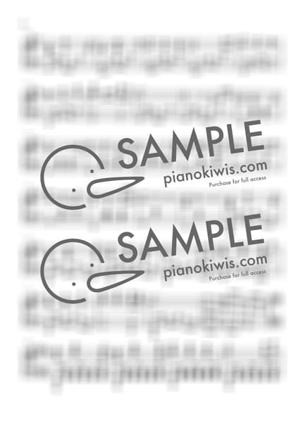 악보 > 또 다시 (ふたたび) / 중급 - 히사이시 조 · 센과 치히로의 행방불명 OST by 더블유피아노doubleupiano 악보 이미지-1