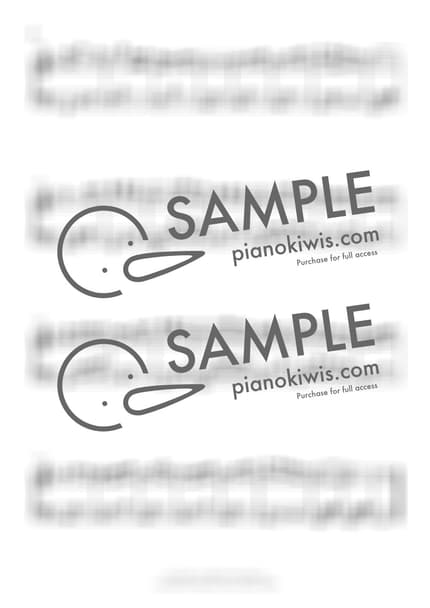 악보 > 언제나 몇 번이라도 (いつも何度でも) / F Key, 어려운 악보 - 기무라 유미 · 센과 치히로의 행방불명 OST by 피아노키위즈 악보 이미지-1