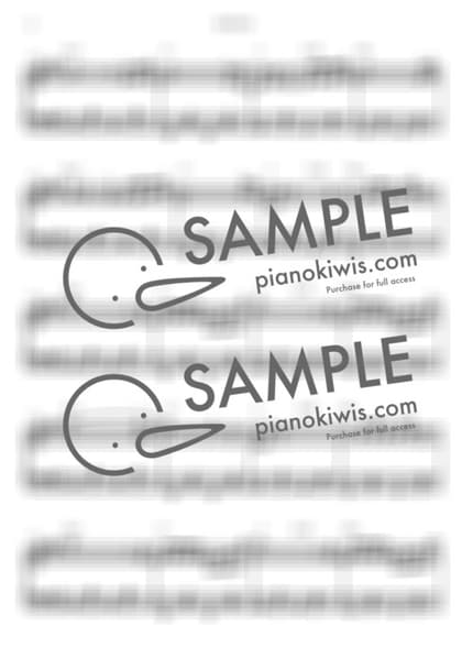 Score > Cherry Blossom Ending / Easy - Busker Busker by LaLaPiano Sheet music image-1