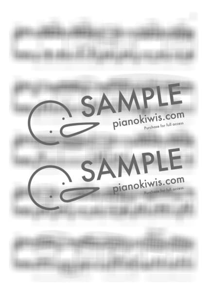 楽譜 > ワルツ 第7番 / 上級 - ショパン (F. Chopin) by PianoKiwis 楽譜画像-4