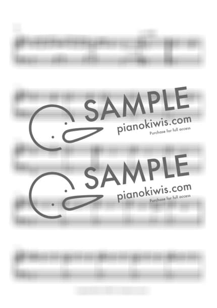 Score > Nikki No Naka No Koibito Tachi - Seiji Kameda · Even If This Love Disappears from the World Tonight OST by 오늘피아노 Sheet music image-1