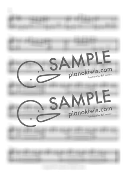 악보 > Ask me why (어머니의 생각) - 히사이시 조 · 그대들은 어떻게 살 것인가 OST by 오늘피아노 악보 이미지-1