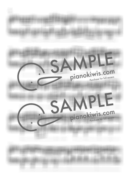 Score > Kawaranai Mono / Advanced - Oku Hanako · The Girl Who Leapt Through Time OST by PianoKiwis Sheet music image-1