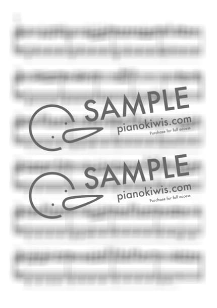 Score > Where Our Blue Is / Basic - Tatsuya Kitani · Jujutsu Kaisen OP by PianoKiwis Sheet music image-1