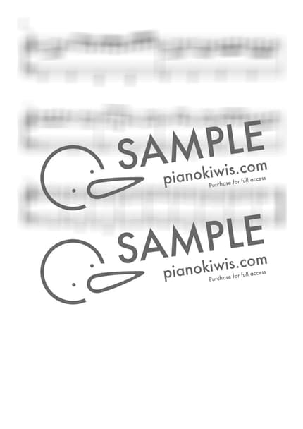 악보 > 캐논 (Canon and Gigue in D major) / 쉬운 악보 - 파헬벨 (J. Pachelbel) by 피아노키위즈 악보 이미지-1