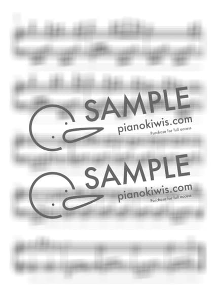 Score > Affections Touching Across Time / Intermediate - Kaoru Wada ยท InuYasha OST by PianoKiwis Sheet music image-1