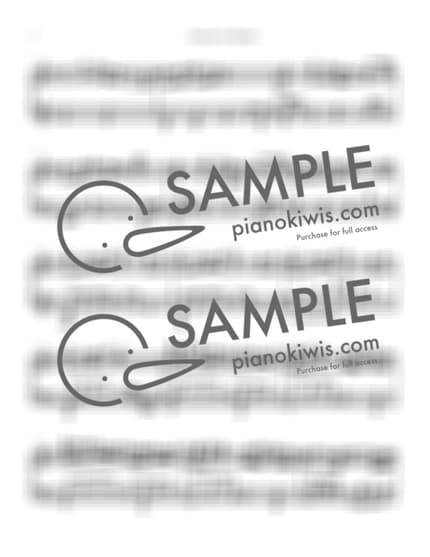 Score > Suzume - RADWIMPS · Suzume OST by Tully Piano Sheet music image-1