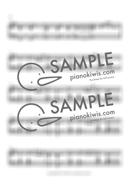 악보 > 세 개의 조건 (3つの条件) - 카메다 세이지 · 오늘 밤, 세계에서 이 사랑이 사라진다 해도 OST by 오늘피아노 악보 이미지-1