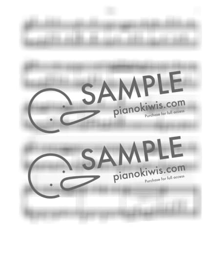 악보 > 괜찮아 (大丈夫) / 잔잔한 Ver. - RADWIMPS · 날씨의 아이 OST by Aost 악보 이미지-2