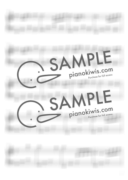 楽譜 > Summer / 中級 - 久石 譲 · 菊次郎の夏 OST by 핑크피아노 PINKPIANO 楽譜画像-4