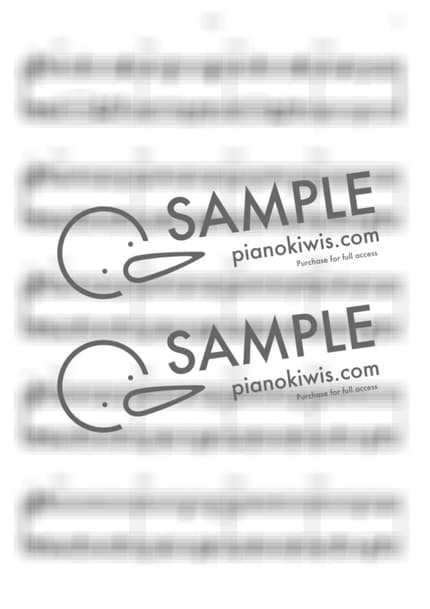 악보 > 맑은 날 (晴る) - 요루시카 · 장송의 프리렌 OP by KeyNomad 악보 이미지-4