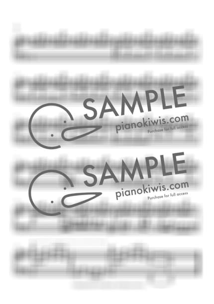 Score > First View of Tokyo - RADWIMPS · your name. OST by 오늘피아노 Sheet music image-1