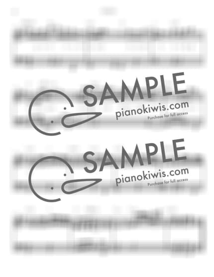 Score > Coming Of Age Story / Easy - LEE MU JIN by 건반자매 Sheet music image-3