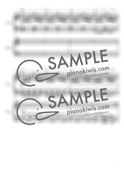 악보 > Summer / 다장조 4 hands - 히사이시 조 · 기쿠지로의 여름 OST by My Favorite Piano 악보 이미지-4