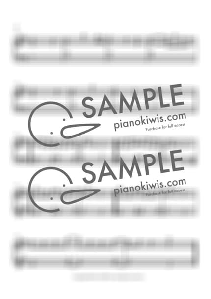 악보 > 잊고 싶지 않아 (忘れたくない) - 카메다 세이지 · 오늘 밤, 세계에서 이 사랑이 사라진다 해도 OST by 오늘피아노 악보 이미지-3