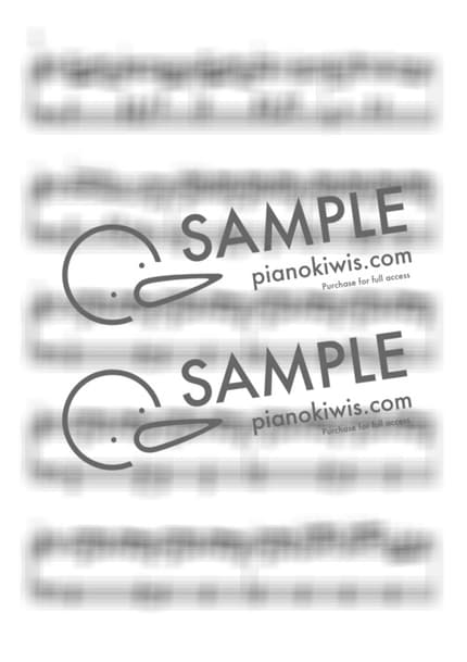 악보 > Summer / 뉴에이지 버전 - 히사이시 조 · 기쿠지로의 여름 OST by 피아노키위즈 악보 이미지-1