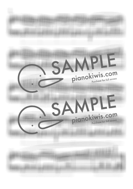 楽譜 > ワルツ 第7番 / 上級 - ショパン (F. Chopin) by PianoKiwis 楽譜画像-5