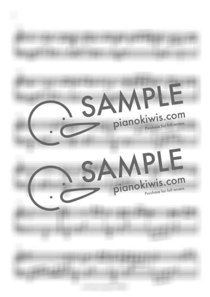 Score > ETERNAL SNOW / 주제곡 - Full Moon o Sagashite ED by 주키플리(jookiiply) Sheet music image-1