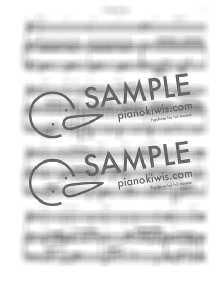 악보 > 저 장미꽃 위에 이슬 '442장' / 3단악보 - C. A. Miles · 찬송가 by 나건반 악보 이미지-2