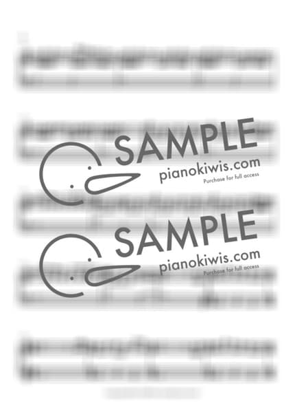 Score > Theme of Mitsuha - RADWIMPS · your name. OST by 오늘피아노 Sheet music image-1