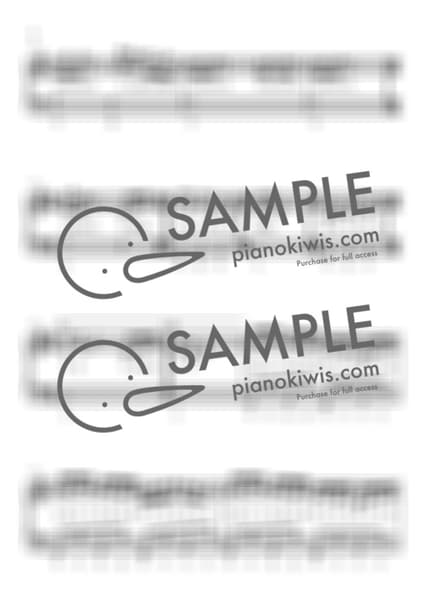 악보 > 미츠하 테마 (三葉のテーマ) / 원곡 계이름 악보 - RADWIMPS · 너의 이름은 OST by My Favorite Piano 악보 이미지-3