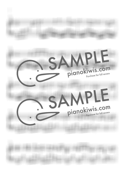 Score > First Love / Hard - Joe Hisaishi · Legend OST by PianoKiwis Sheet music image-1