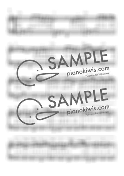 악보 > 비 / 다장조 - 폴킴 by 라니스코어 악보 이미지-1