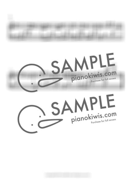 악보 > 사라져가는 히나 (消えゆく陽菜) - RADWIMPS · 날씨의 아이 OST by 오늘피아노 악보 이미지-1