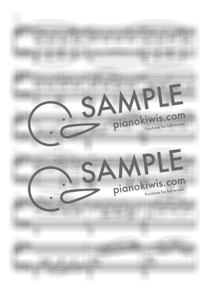 楽譜 > ピアノソナタ第14番 '月光' / 上級 - ベートーヴェン (L. V. Beethoven) by PianoKiwis 楽譜画像-1