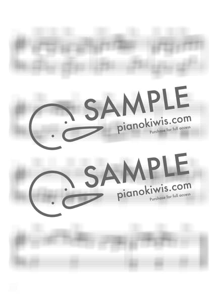 Score > Suzume / 조금 쉬움 / 1절 - RADWIMPS · Suzume OST by 아이올라 Sheet music image-3