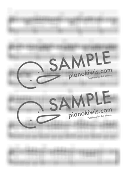 Score > I'm not myself when I'm around you (Feat. 10CM) / 다장조 - DINDIN by 라니스코어 Sheet music image-3