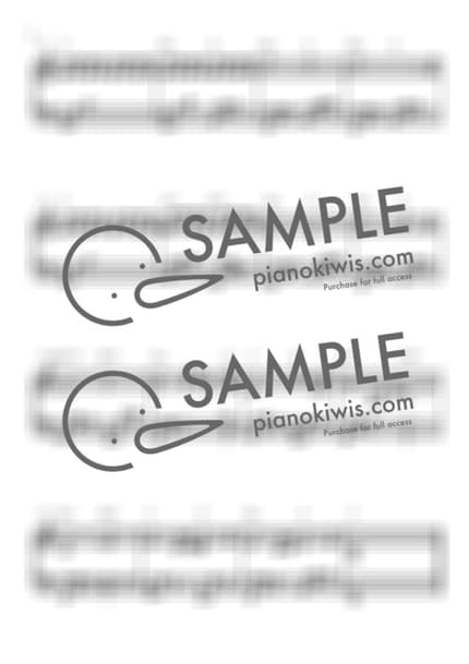 楽譜 > Over the Rainbow / easy - Judy Garland · オズの魔法使い OST by Hyunjoo Jung 楽譜画像-1